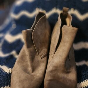 Brown Leather Ankle Boots